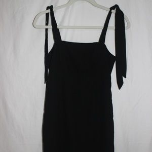Tobi Black 90's dress with tie straps